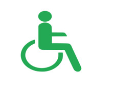 Adesivo per disabili Adesivo