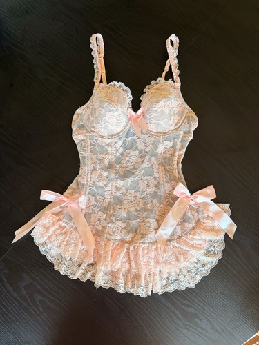 Corsetto slip lingerie rosa