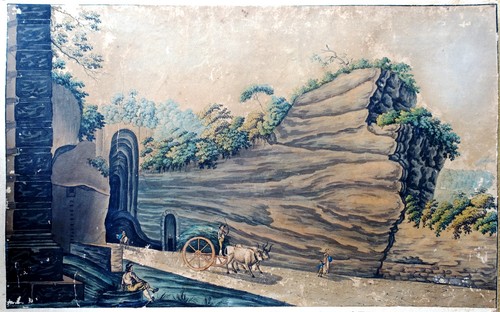 Guazzo ingresso della grotta - della,