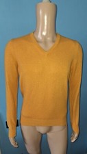 MALO PULL OVER UOMO SCOLLO A V COLOR ARANCIONE TAGLIA 46 ITALIANA M INTERNAZION.