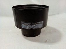 DURAVENT PELLETVENT PRO Adattatore per camino da 4" a 6", Nero #4PVP-X6 PELLET VENT 