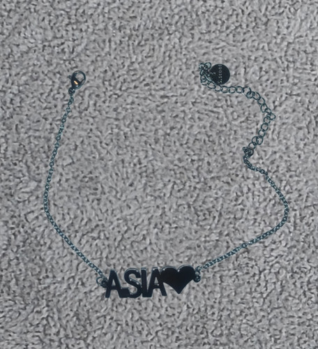 Bracciale con nome asia - asia, in