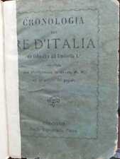 Cronologia dei Re d'Italia da