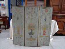 Paravento in tela dipinta