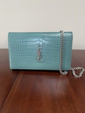Saint Laurent Croc Embossed
