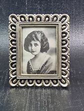 mini portafoto antico metallo argento 1000 cm interno cm 6 x 4,5