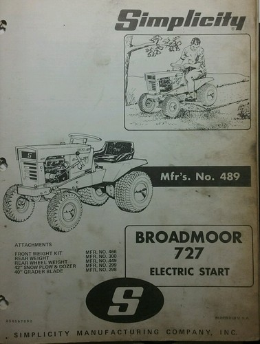 Simplicity 727 broadmoor - 727,