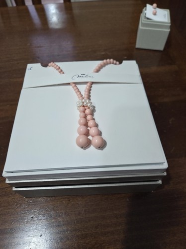 Collana miluna perle corallo - collana,