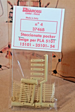 Rivarossi ricambi 3746B staccionata pocker beige per PLA 5101 - 15101 - 35101 -