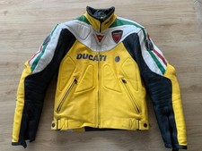 Giubbotto Ducati Dainese Pelle Giallo 48  Replica Troy Bayliss 2001 Raro Vintage