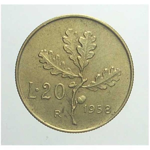 Repubblica italiana 20 lire - italiana,