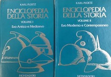 ENCICLOPEDIA DELLA STORIA 2 voll. Karl Ploetz , Mondadori 1974