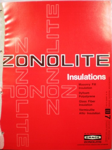 Grace zonolite masonry - masonry, fill