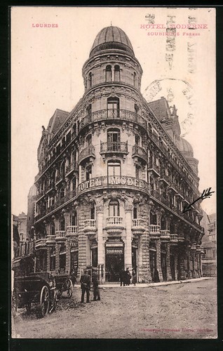 Cpa lourdes hotel - lourdes,, moderne