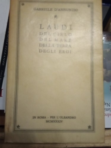 Annunzio laudi del cielo - d'annunzio,