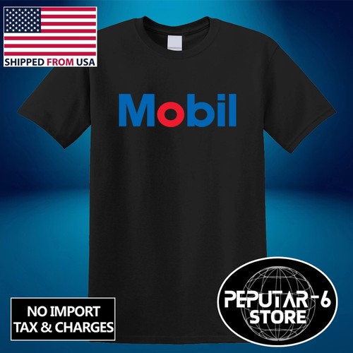 Mobil oil company uomo - oil, nero