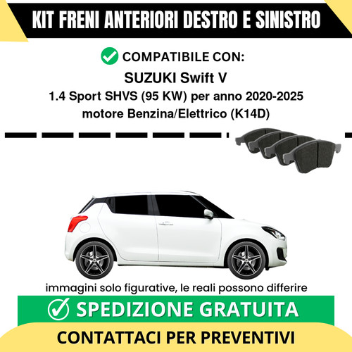 Pastiglie freno anteriori - pastiglie, per