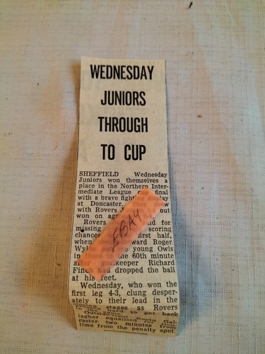 1970 sheff wed doncaster - wed, v