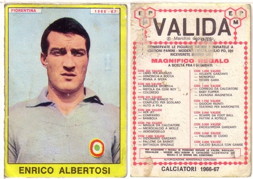 Figurina panini 1966 1967 - panini,