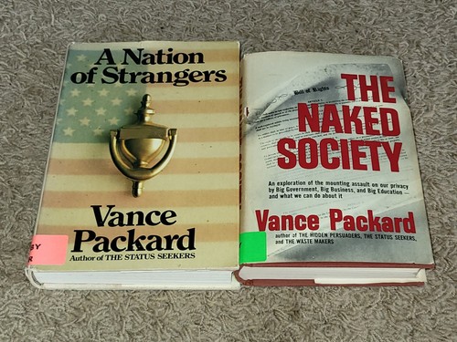 Signed vance packard books lot - packard,
