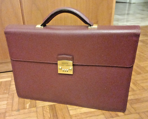 Briefcase valigetta in pelle - -,