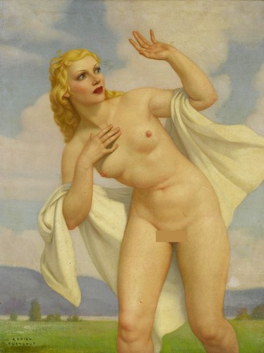 Arte erotica nudo pin-up