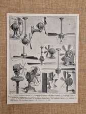 Ventilatori elettrici del 1900 modelli storici da tavolo soffitto e industriali