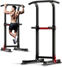 Pull Up Bar Dip Station Squat