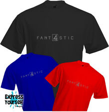 FANTASTIC 4 - T-shirt, film, supereroe, argento, divertente, cool, qualità, NUOVO