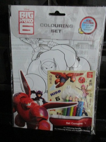 Disney big hero colouring - 6,