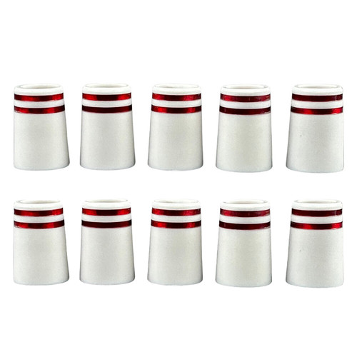 Pezzi bianco rosso 355 - 5/10,