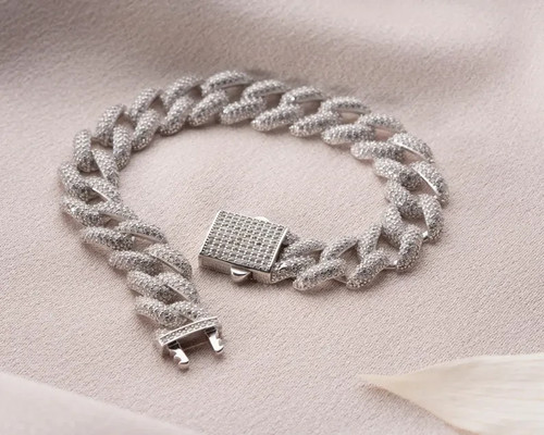 Bracciale uomo maglia cubana