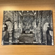 CARTOLINA BIANCO E NERO VINTAGE BOLOGNA BASILICA S. STEFANO CHIESA S. VITALE XII