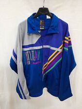 giacca tennis adidas jacket felpa tg L uomo men multicolore int'l sport 80 90s