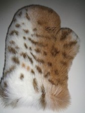 Guanto massaggio effetto lince