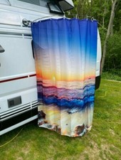 Box doccia/doccia da esterno campeggio con ventose per camper - rob-fox