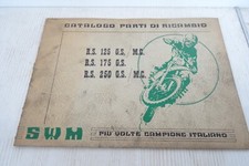 moto SWM RS 125 GS/MC RS 175 GS RS 250 GS/MC catalogo parti di ricambio