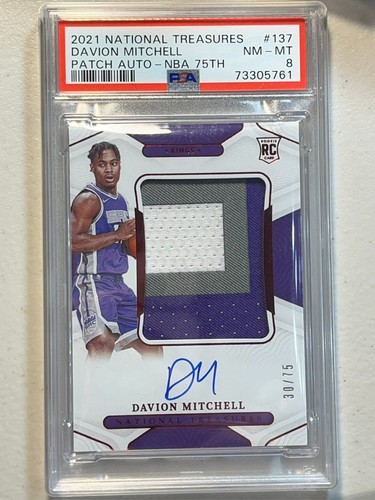 Davion mitchell psa 2021 - davion, 8
