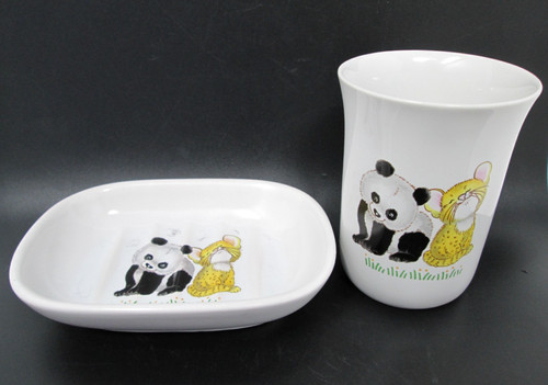 Set bicchiere portasapone - set,