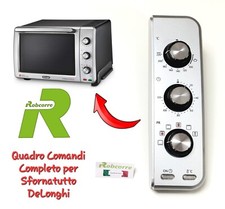 Quadro Pannello Plastica Comandi Completo per Forno Sfornatutto DeLonghi Midi