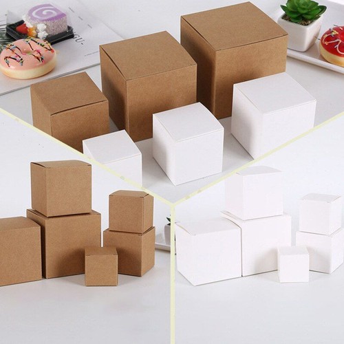 50pcs cartone scatola quadrato - cartone,
