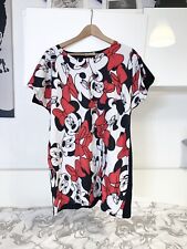 MAXI T-SHIRT VESTITO MINNIE FANTASIA NERA ROSSA TG UNICA