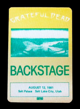Grateful dead backstage pass - dead,