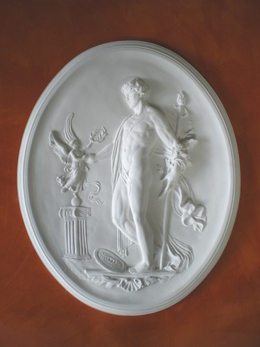 Bassorilievo gesso bianco - in,