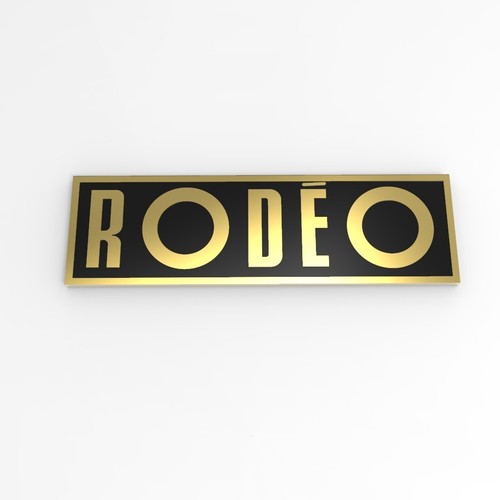 Monogramme rodéo renault - -,