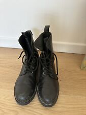 Anfibi in vera pelle CULT neri donna 