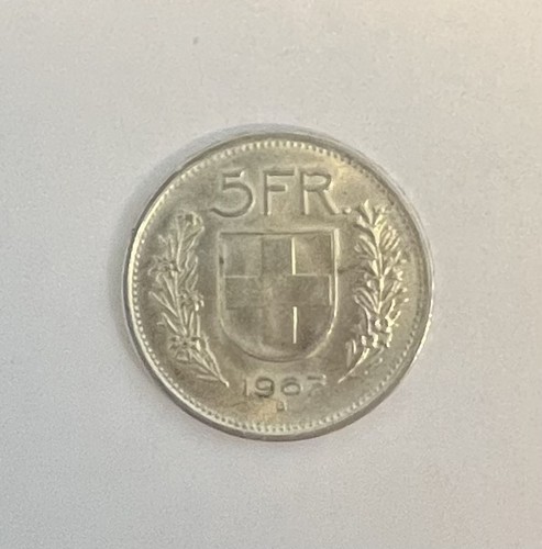 Moneta argento franchi - argento, 5