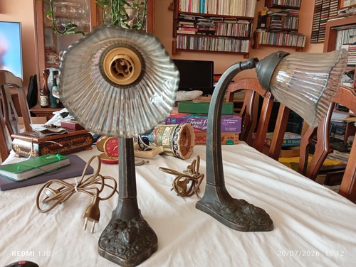 Lampade liberty ottone e - ,