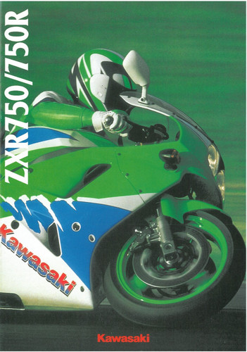 Brochure kawasaki zxr 750 - brochure, /