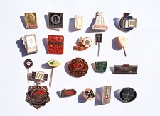 Lotto 20 distintivi decorazioni vintage Unione Sovietica CCCP